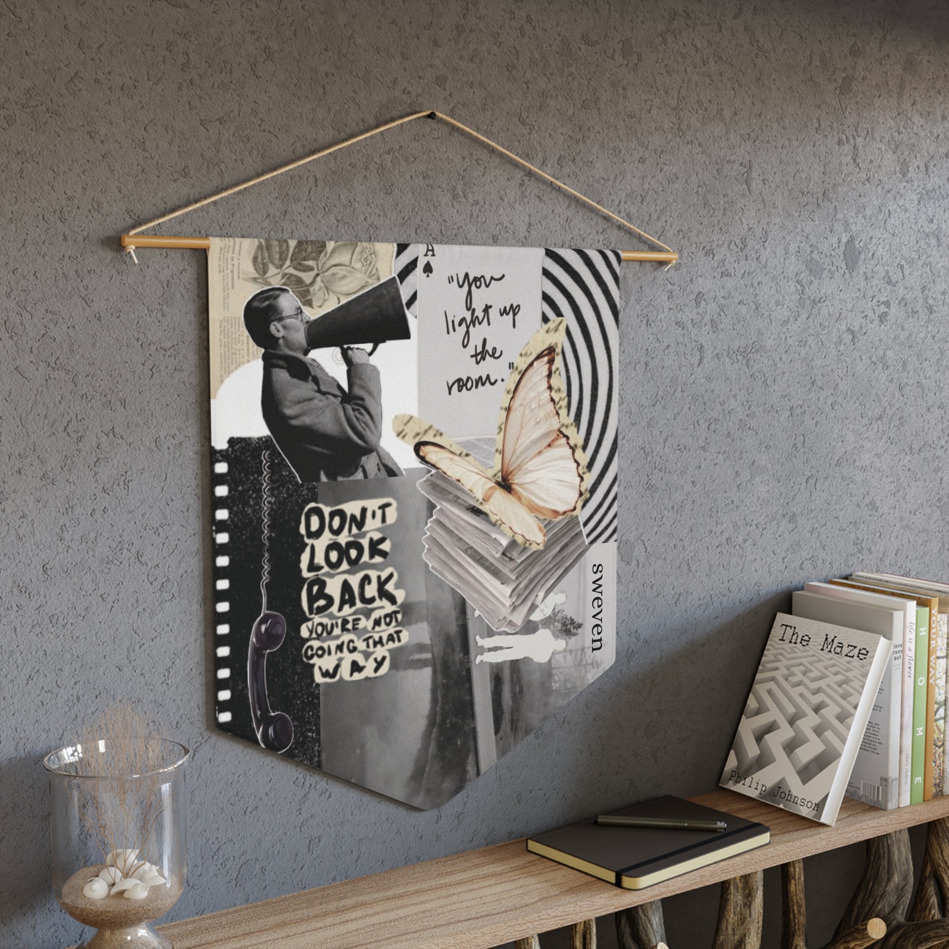 YOU LIGHT UP THE ROOM —pennant - sweven